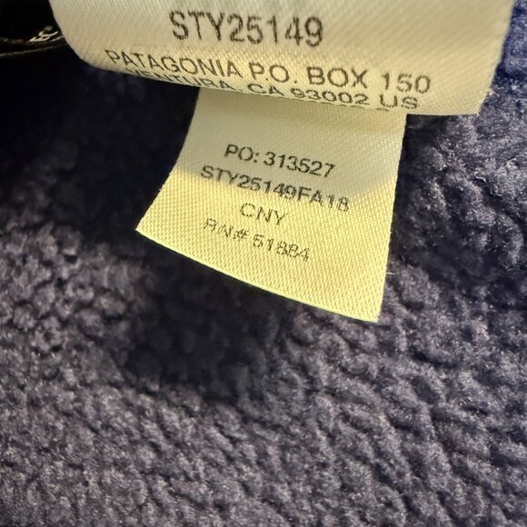 Patagonia Women’s R2 Jacket Medium Classic Navy Full Zip Fleece GUC - Picture 9 of 12